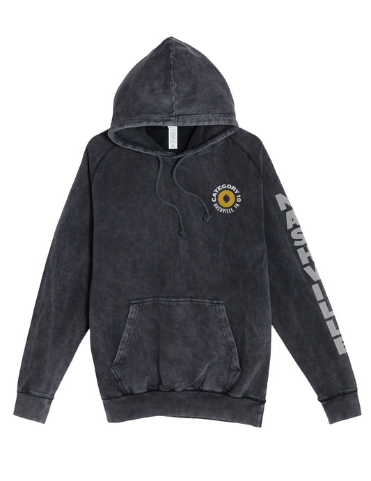 Category 10 Vintage Wash Logo Hoodie