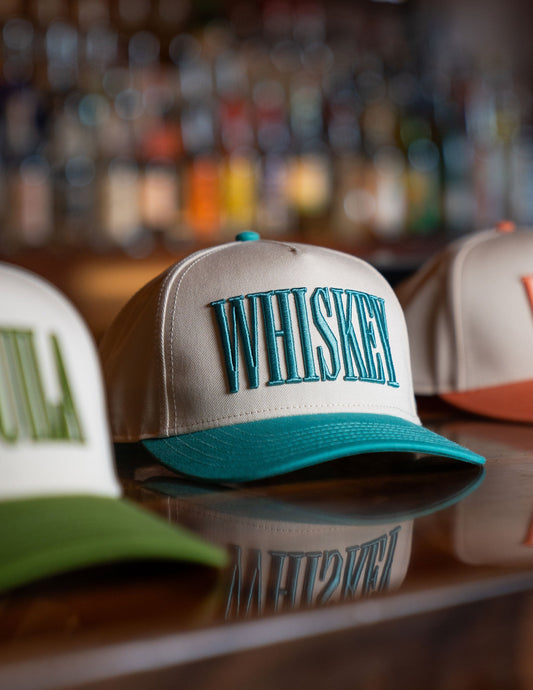 Cowboys + Cocktails Top Shelf Whiskey Trucker Hat