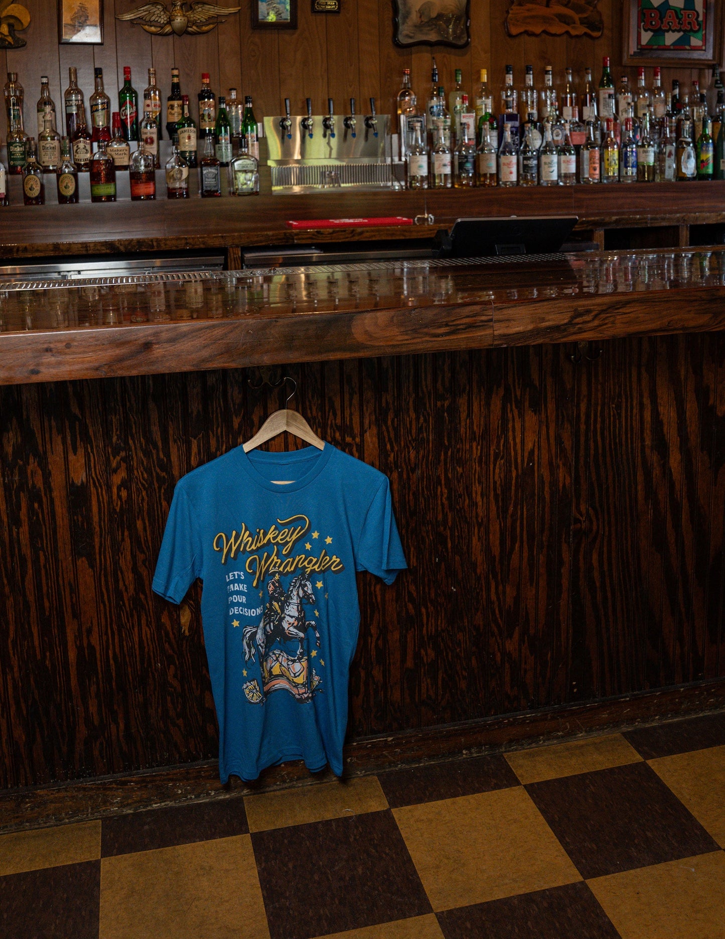 Cowboys + Cocktails Whiskey Wrangler T-Shirt