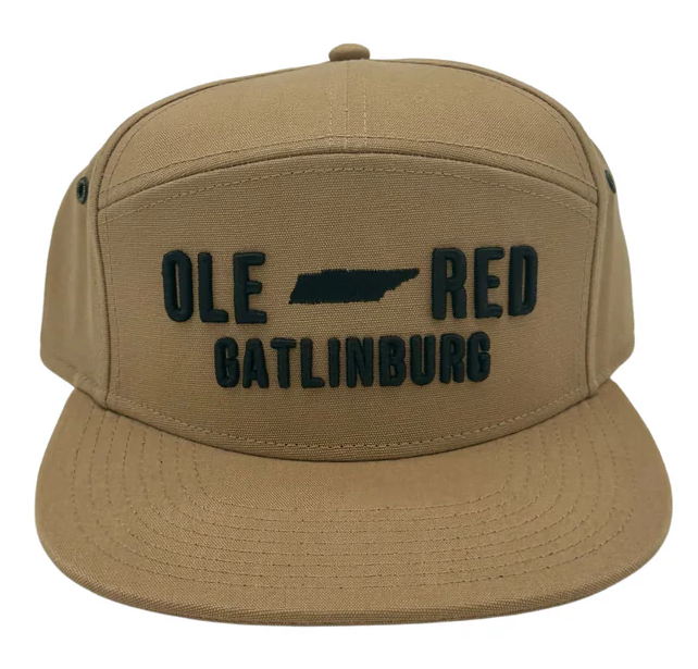 Ole Red Gatlinburg Tennessee State Embroidered Hat