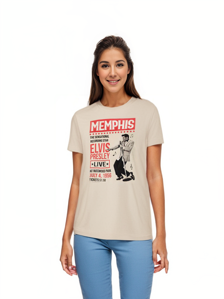 Elvis Memphis Poster T-Shirt