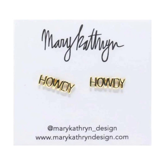 Howdy Stud Earrings
