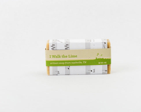 I Walk the Lime Soap Bar