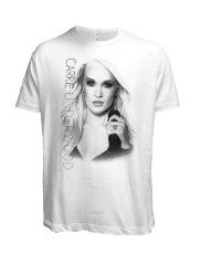 Carrie Underwood Black and White Photo T-Shirt
