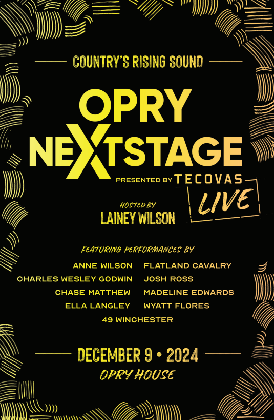 Opry Nextsage 12-9-2024 Poster
