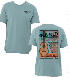 Ole Red Tishomingo Guitar Stage T-Shirt