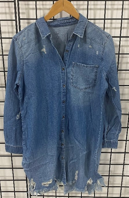 Women's Denim Shirt Dress