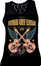 ACL Live Winged Crossed Guitar Tank