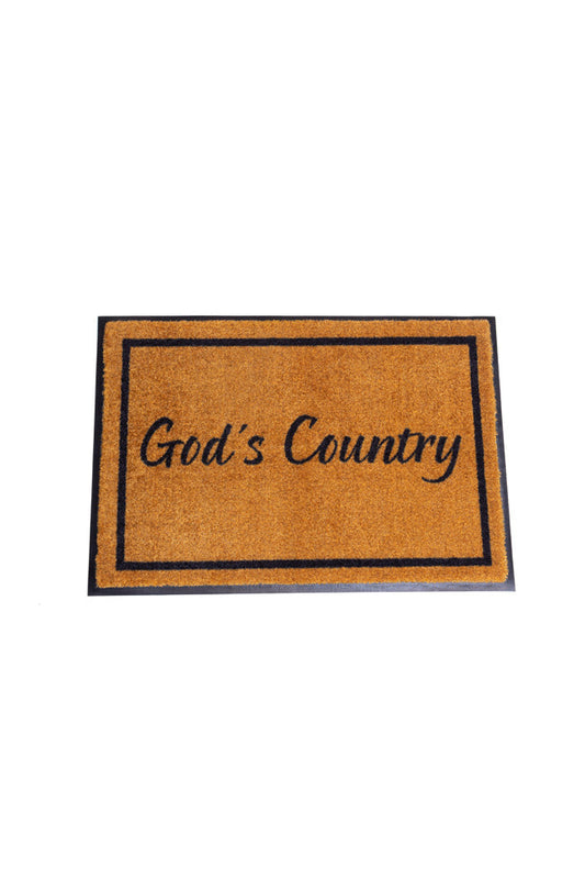 God's Country Coir Doormat