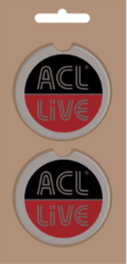 ACL Live Logo Car Coaster Set