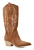 Headline Flame Stitch Calf Boot by Corkys