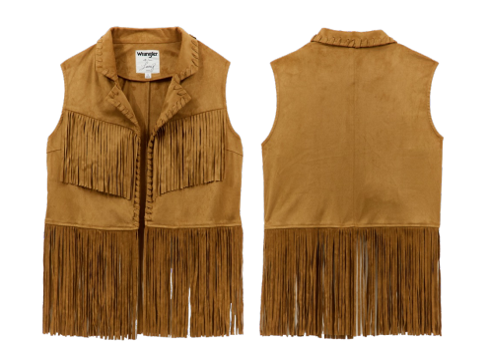 Wrangler® X Lainey Wilson Festival Fringe Suede Vest