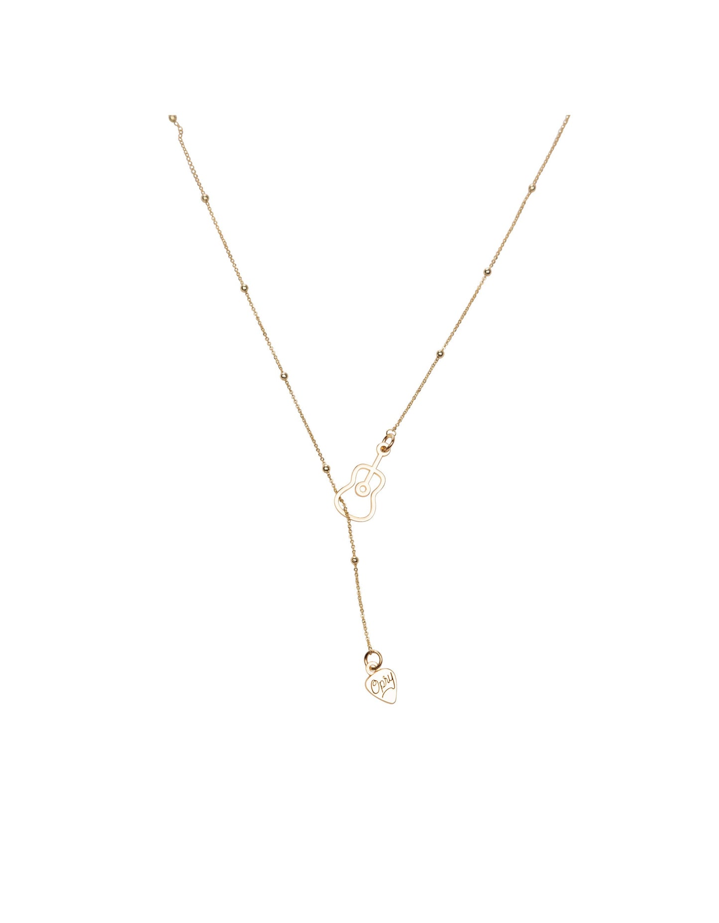 Opry Gold Guitar Necklace