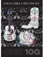 Opry 100 Rainbow Iridescent Pin Set