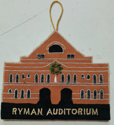 Ryman Building Wool Ornament