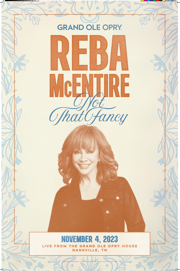 Reba McEntire Not that Fancy Show Poster