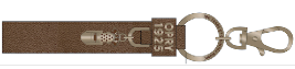 Opry 100 Microphone Faux Leather Strap Keychain
