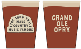 Opry 100 Heritage Glazed Shot Glass