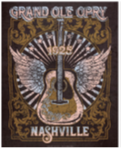 Opry Guitar Metal Sign