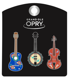 Opry Instruments 3pc Pin Set