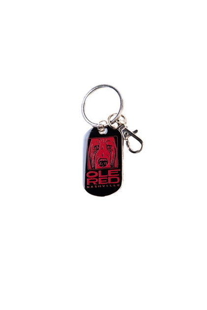 Ole Red Nashville Dog Tag Keychain