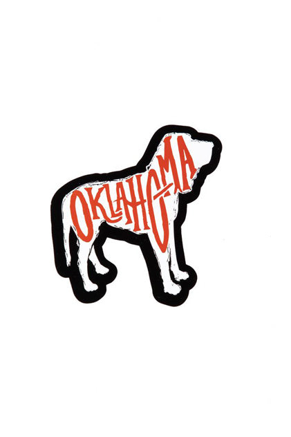Ole Red Oklahoma Dog Decal