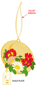 Hee Haw Howdee Hat Ornament