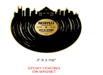 Ryman Record Skyline Magnet