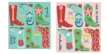 Howdy Holiday Reusable Dish Cloth