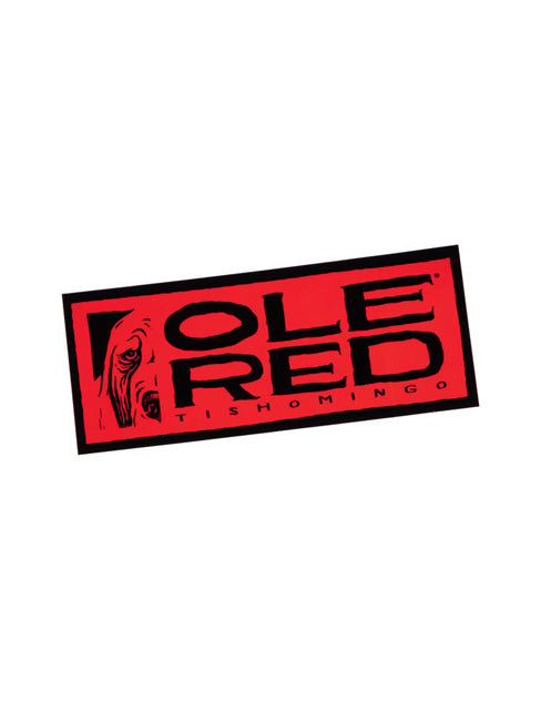 Ole Red Tishomingo Logo Decal