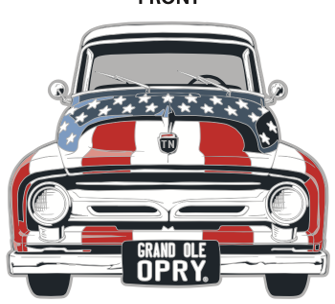 Opry American Pickup Truck Magnet
