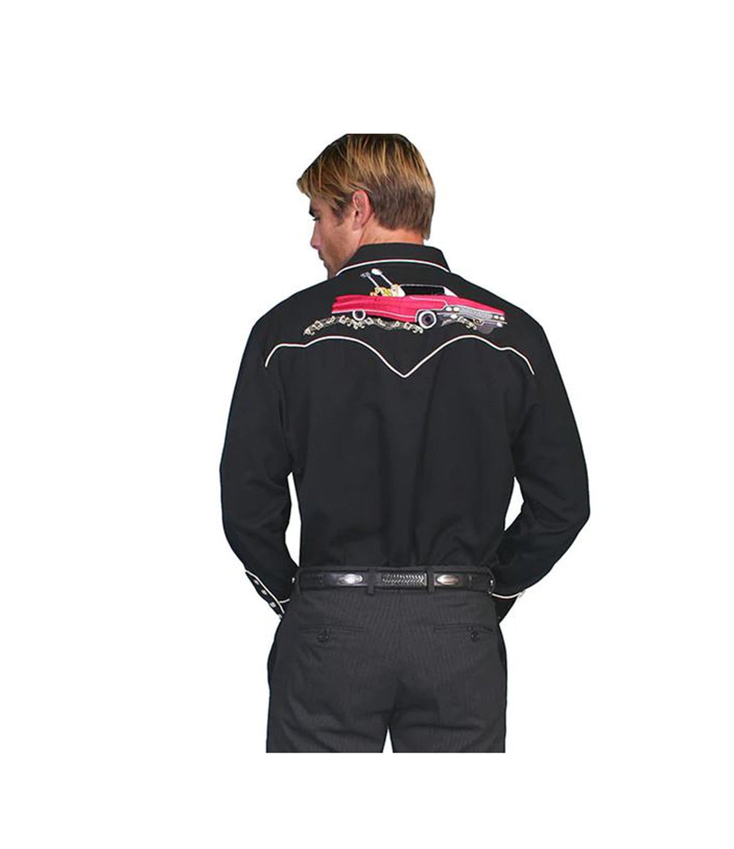 Men's Rock and Roll Western Snap Shirt