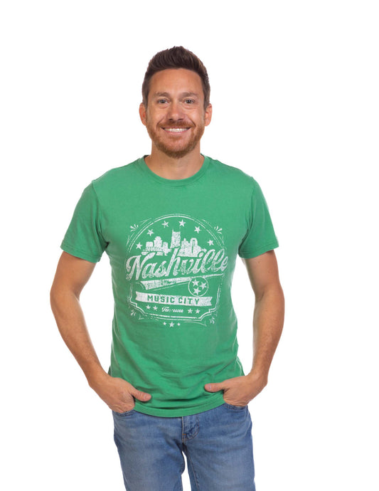 Nashville Skyline Gradient T-Shirt