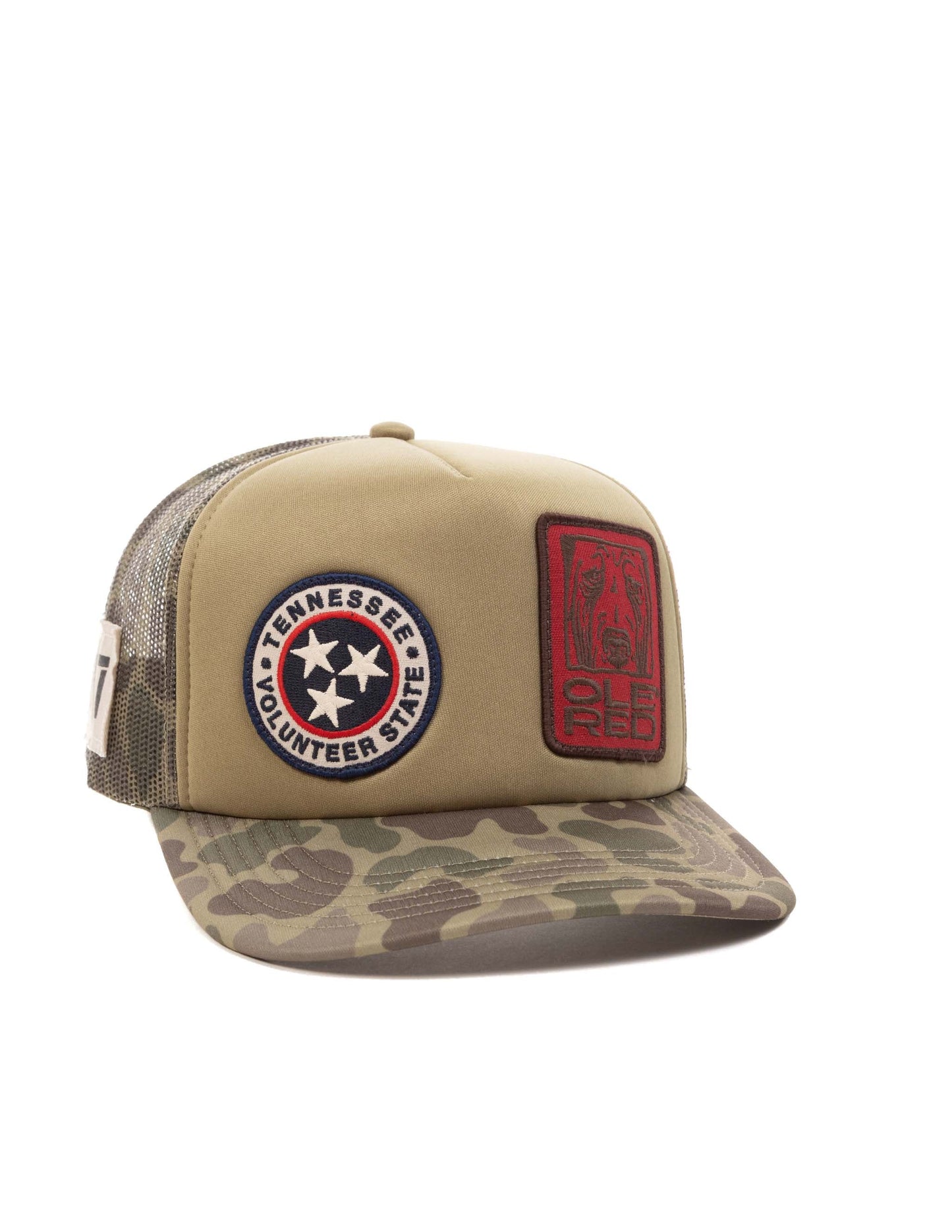 Ole Red Camo Tri-Star Foam Trucker Hat