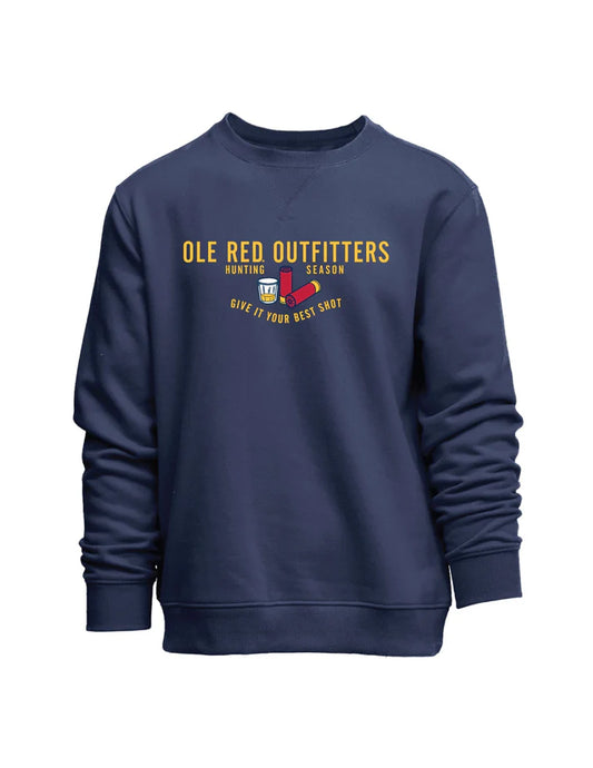 Ole Red Give It Your Best Shot Fleece Crew