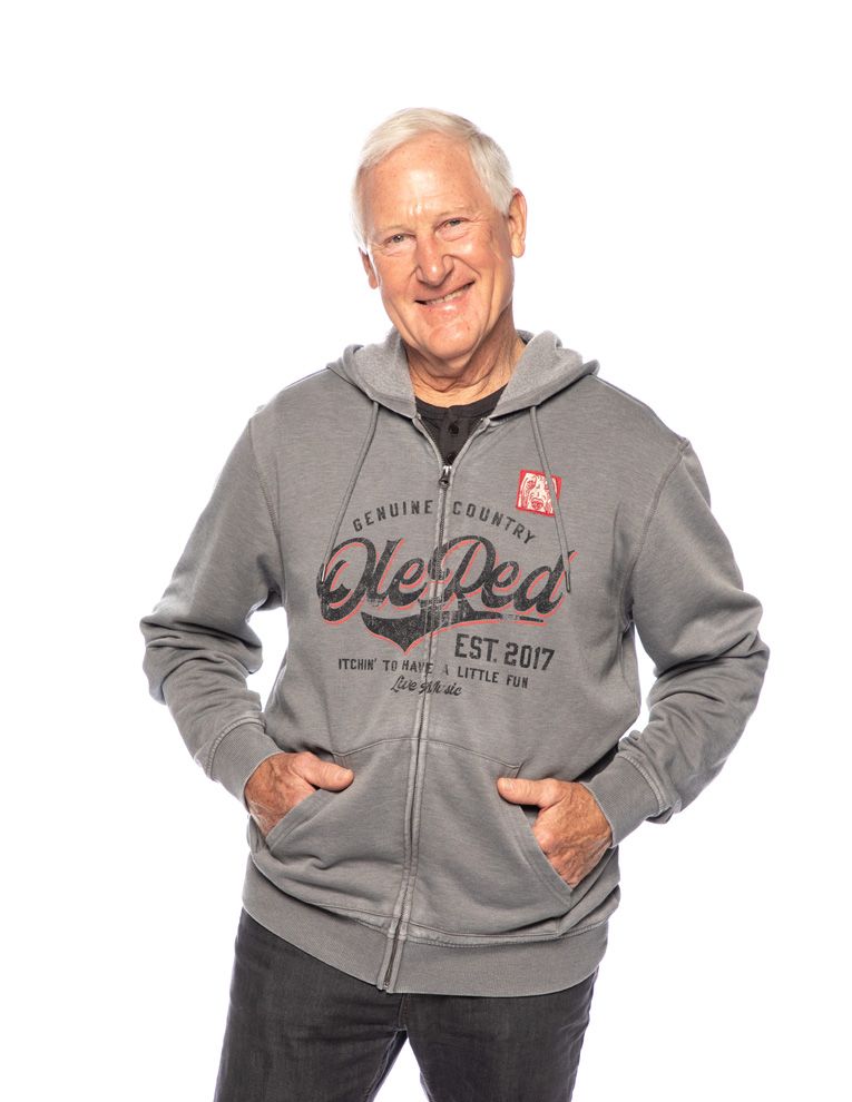 Ole Red Logo Full Zip Hoodie
