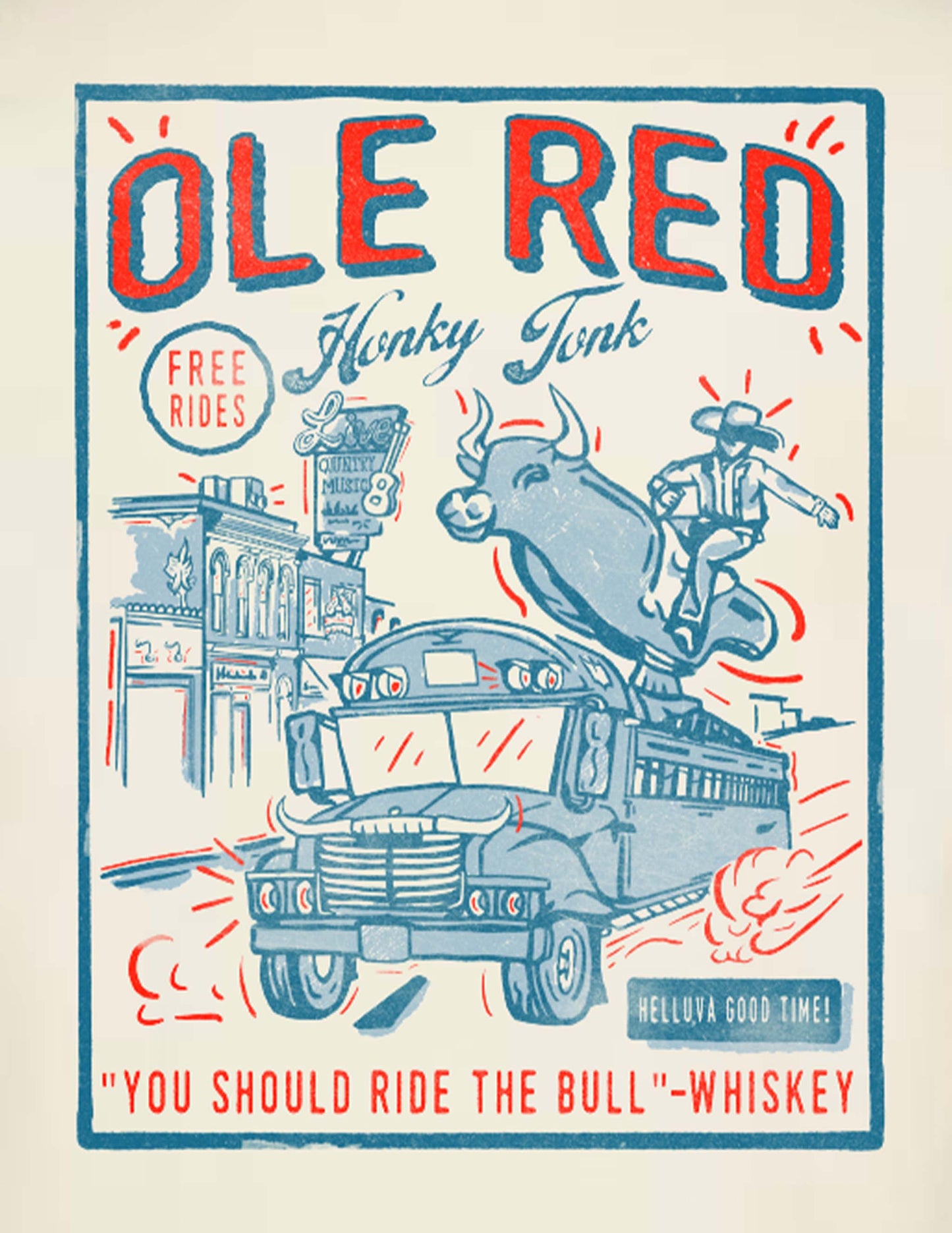 Ole Red Nashville Honky Tonk T-Shirt