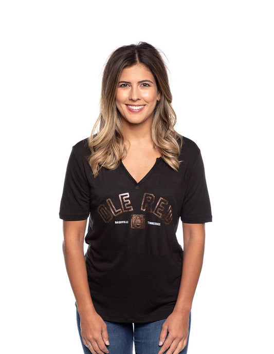 Ole Red Nashville Women's Faux Sequin T-Shirt