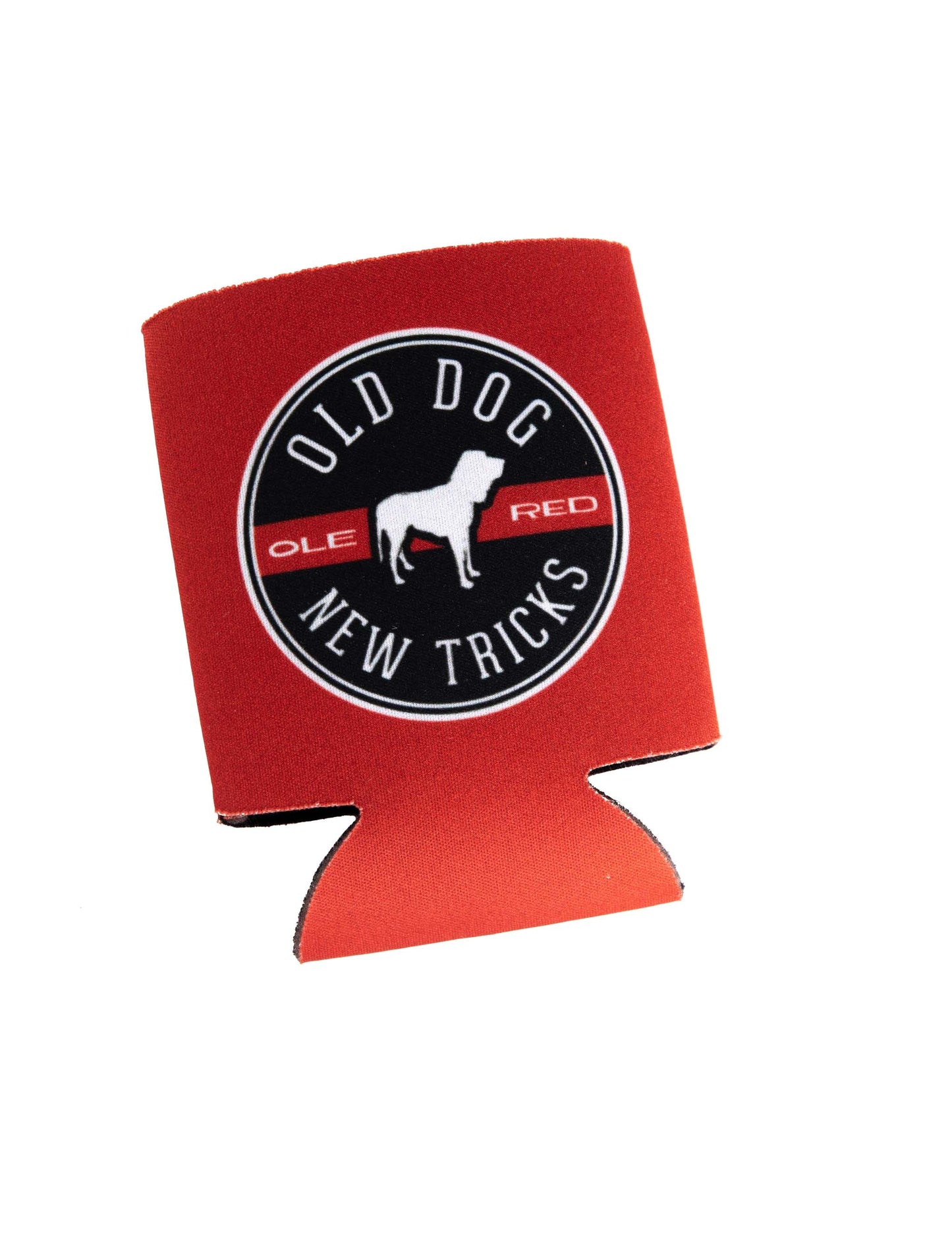 Ole Red Old Dog New Tricks Koozie