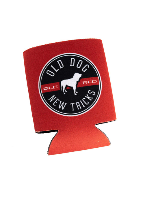 Ole Red Old Dog New Tricks Koozie
