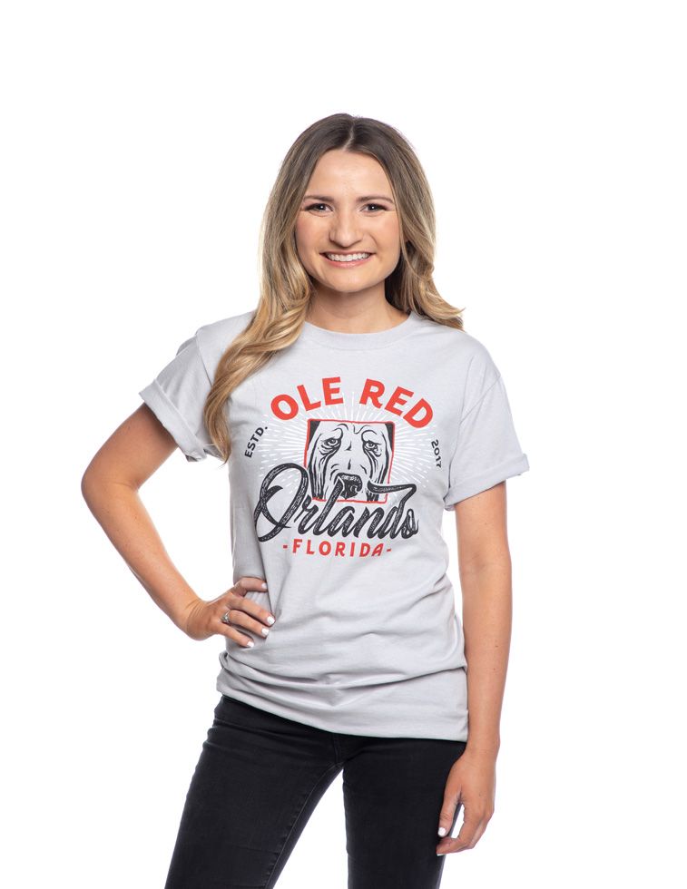 Ole Red Orlando Unisex Burst Script T-Shirt