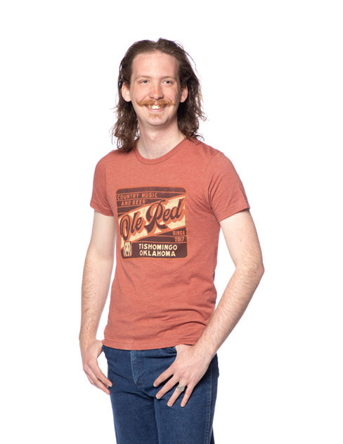 Ole Red Tishomingo Beer Label T-Shirt
