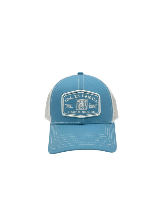 Ole Red Tishomingo Entry Logo Dog Trucker Hat
