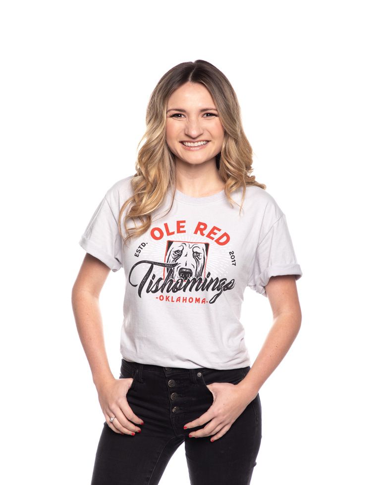 Ole Red Tishomingo Unisex Burst Script T-Shirt