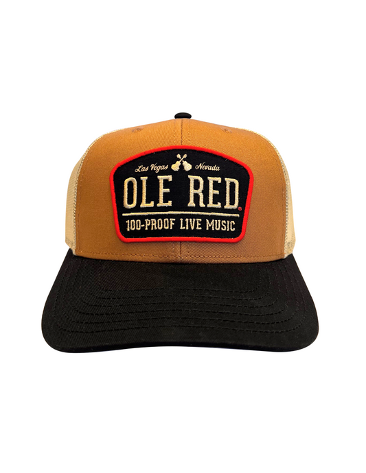 Ole Red Vegas 100 Proof Live Music Tri-Color Hat
