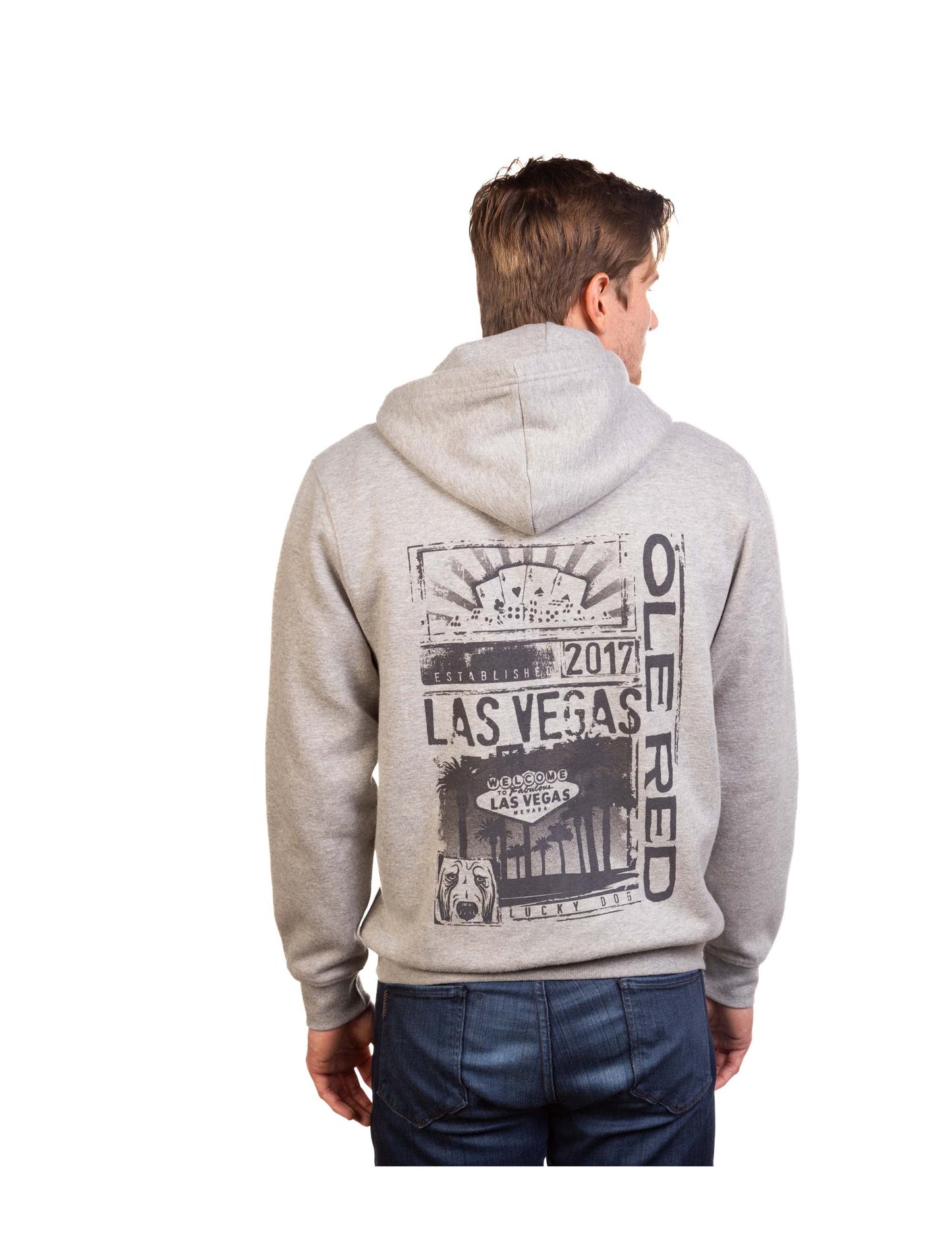 Ole Red Vegas Collage Zip Up Hoodie