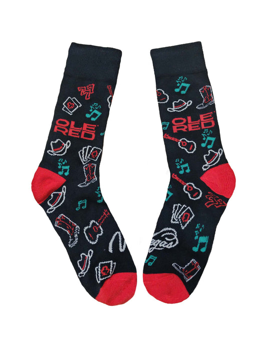 Ole Red Vegas Crew Socks