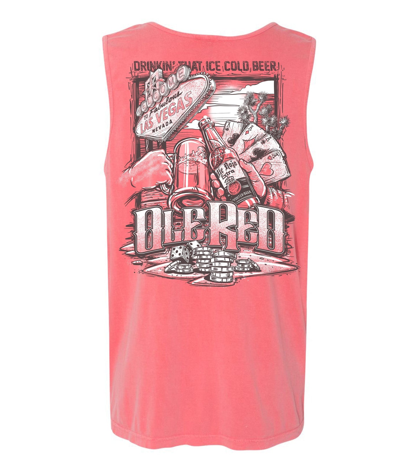 Ole Red Vegas Ice Cold Beer Tank Top