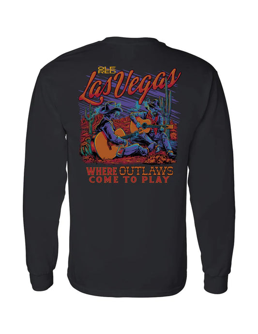 Ole Red Vegas Long Sleeve Outlaw Cowboy T-Shirt