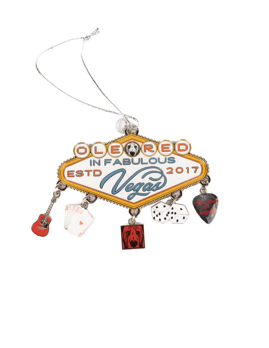 Ole Red Vegas Sign 5 Charm Ornament